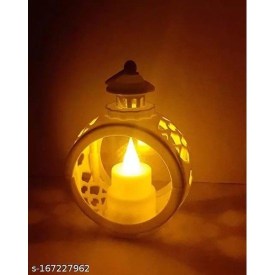 AURUM CORPORATION Flameless LED Tealights Smokeless Plastic Decorative Candles Yellow Light/MS