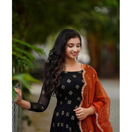 Faux Georgette With Full Heavy Embroidery/ GFSHR – 260 Faux Georgette With Full Heavy Embroidery/ GFSHR – 260