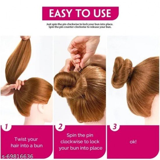 10 PC Black Spiral Twist Hair Pins Bun Stick DIY Hair Style Fit For All Hair Type/MS 10 PC Black Spiral Twist Hair Pins Bun Stick DIY Hair Style Fit For All Hair Type/MS