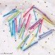 50 pcs color Counts Bobby Hair Pins Colorful Rubber Non-Slip Metal Hair Clips/MS