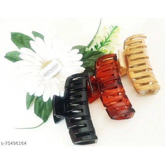 BIRDWARE big size hair clips clutcher for women daily use Imported Acrylic Material Stone Butterfly Hair Clips/MS