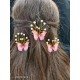 Easyoung Butterfly Hair Pins Hair Pin (Pink)/MS