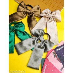 Satin Bow Hair Rubbers/MS