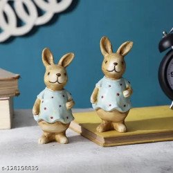 Cute Rabbit Showpiece (Set of 2)/MS