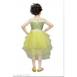 SAGUN DRESSES A-Line Knee Length Short Frock for Kids and Baby Girl/MS