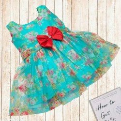 SOFT PURE ORGANZA Digital PRINT FROCK/MS