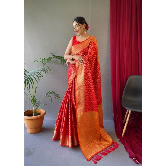 BANDHEJ SILK SAREE/ GF236 – PATOLA