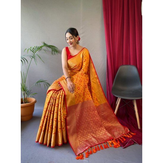 BANDHEJ SILK SAREE/ GF236 – PATOLA