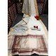 Half-Half Pure Linen saree/ GF43 - HALF PR LINEN