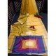 Half-Half Pure Linen saree/ GF43 - HALF PR LINEN