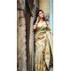 RAW SILK WEAVING SAREE/ GF43 - RAW EMB