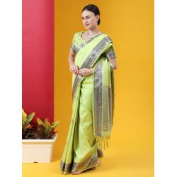 Banarasi soft silk saree/GF43 - SHINE BANARASI