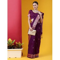 Banarasi soft silk saree/GF43 - SHINE BANARASI