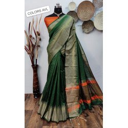 Raw silk weaving saree/ GF43 - RAW SILK 14 COL