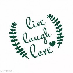 Creatick Studio Live, Laugh, Love' Wall Sticker ( 71 cm X 87 cm )/MS