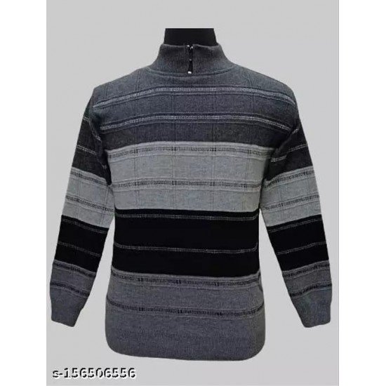 Gents 4C Sweater D. Grey/MS