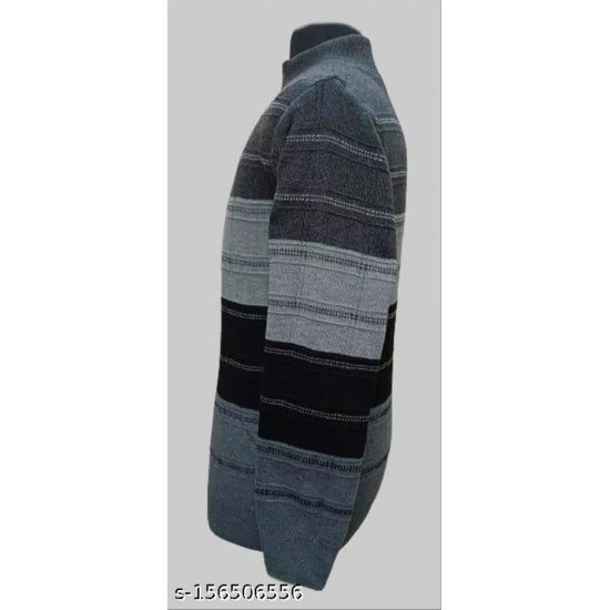 Gents 4C Sweater D. Grey/MS