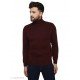 Kvetoo Maroon High Neck Sweater Single/MS