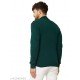 Men High Neck Bottle Green Sweater/MS