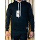 Men's Cotton Hooded Sweatshirt Black Color/MS