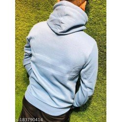 Men's Cotton Hooded Sweatshirt Blue Color/MS