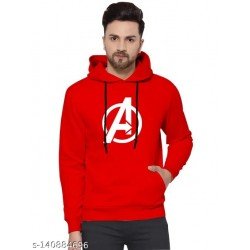 Shri Ram Exports Stylish Unisex Avenger Design Printed Hooded Hoodies/MS