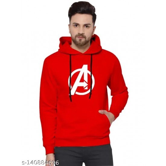 Shri Ram Exports Stylish Unisex Avenger Design Printed Hooded Hoodies/MS