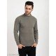 Tysort Men High Neck Full Sleeve Sweaters Grey/MS