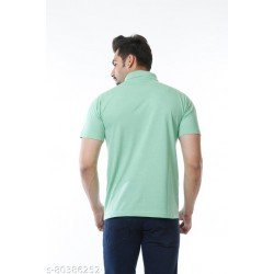 CLONEBERRY TRENDY POLO NECK T-SHIRT FOR MEN