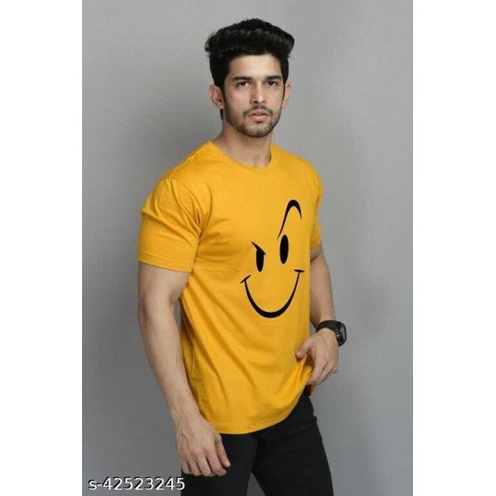 MUSTARD SMILEY T-SHIRT