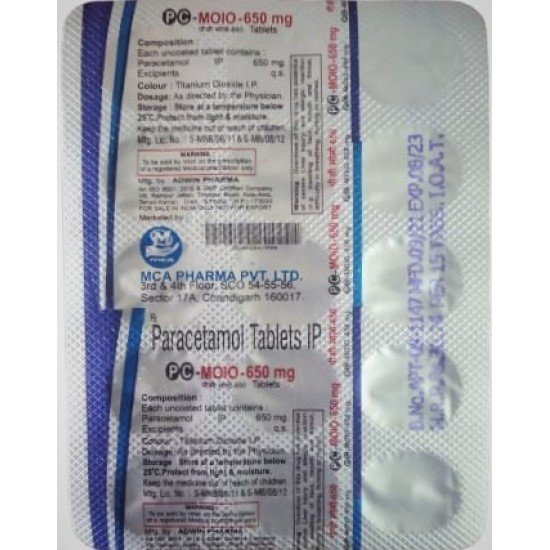 PC-MOLO 650MG - Paracetamol Tablets IP